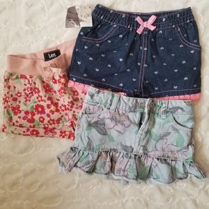 Girls toddler shorts bundle